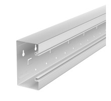 Кабельный канал Rapid 80 70x130x2000 мм (сталь,светло-серый) (GS-S70130LGR)  6277202  OBO Bettermann