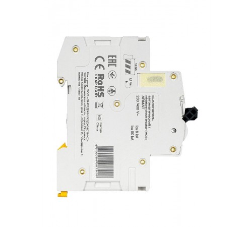 Выключатель автоматический трехполюсный M06N 3P C 3А 6кА ARMAT  AR-M06N-3-C003  IEK