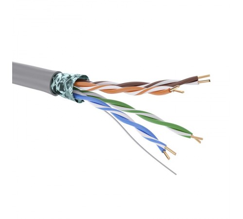 Кабель CAT 5e, F/UTP, нг(А)-HF, бухта 305м, серый  RN5EFUA01GY  DKC