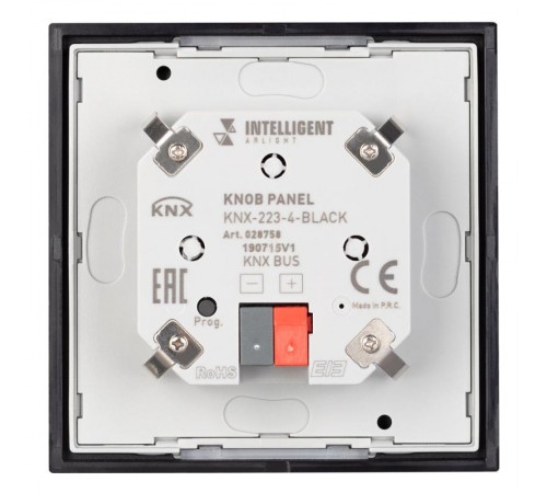 INTELLIGENT ARLIGHT Панель KNX-223-4-BLACK (BUS)  028758  Arlight