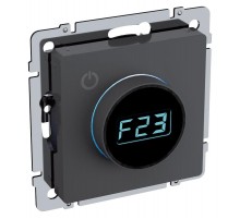 BRITE Термостат электронный с индикацией ТС10-1-БрГ графит  BR-RT11-K53  IEK