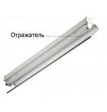 Асимметричный отражатель ARW2 к TLGP T8 136/236 для светильника, белый  06681  TechnoLux