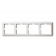 W59 Белый Рамка 4-ая  KD-4-18  SE