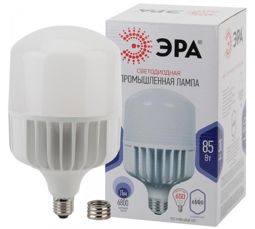 Лампа светодиодная LED POWER T140-85W-6500-E27/E40 Лампы СВЕТОДИОДНЫЕ POWER ЭРА (диод, колокол, 85Вт, хол, E27/E40)  Б0032088  ЭРА