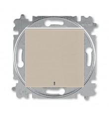 ABB Levit Кофе макиато / белый Выключатель 1-кл. с подсветкой  3559H-A01446 18W  2CHH590146A6018  ABB