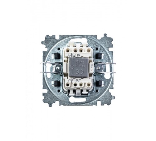 ABB Levit Кофе макиато / белый Выключатель 1-кл. с подсветкой  3559H-A01446 18W  2CHH590146A6018  ABB