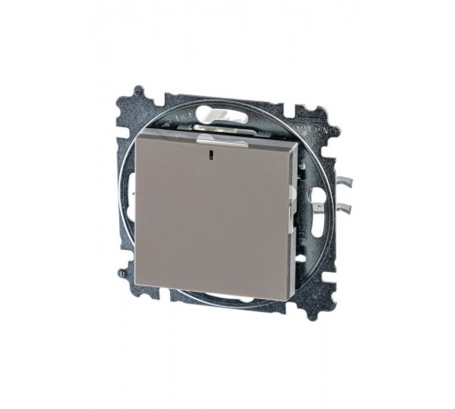 ABB Levit Кофе макиато / белый Выключатель 1-кл. с подсветкой  3559H-A01446 18W  2CHH590146A6018  ABB