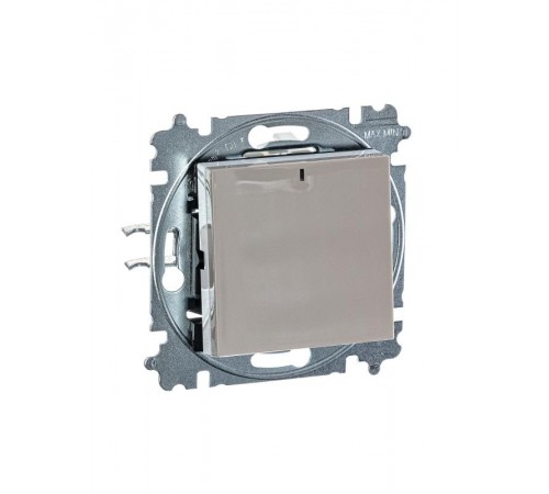 ABB Levit Кофе макиато / белый Выключатель 1-кл. с подсветкой  3559H-A01446 18W  2CHH590146A6018  ABB