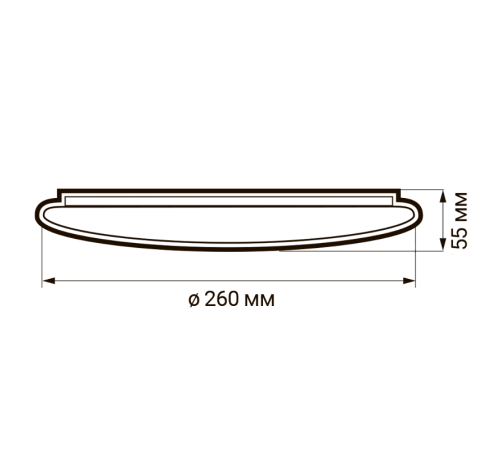 Светильник светодиодный декоративный бытовой PPB WAVE 24w 4000K IP20 D260*55  .5024649  Jazzway