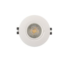 Светильник светодиодный встраиваемый DK3028-WH , IP20, 10Вт, GU5.3, LED, белый, пластик  DK3028-WH  DENKIRS