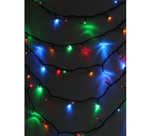 Гирлянда светодиодная  Нить 5 м мультиколор 8 режимов, 220V, ENIN-5M  , IP20 (100/1500)  Б0041892  ЭРА
