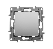 Etika Алюминий Переключатель промежуточный 1-клавишный, винтовые клеммы, 10AX, 250 В  672409  Legrand