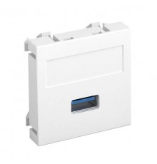 Мультимедийная рамка USB 3.0 A Modul45 (белый) (MTG-U3A S RW1)  6104874  OBO Bettermann