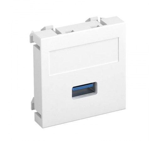 Мультимедийная рамка USB 3.0 A Modul45 (белый) (MTG-U3A S RW1)  6104874  OBO Bettermann