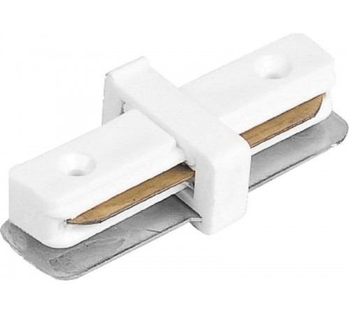Коннектор для однофазного шинопровода LD1000 прямой белый  10314  FERON