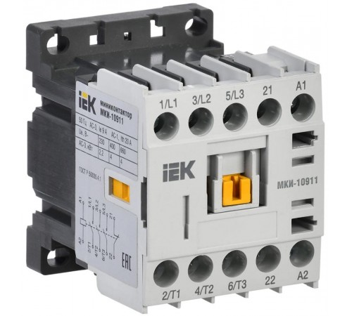 Миниконтактор МКИ-10911 9А 110В/АС3 1Н3   KMM11-009-110-01  IEK