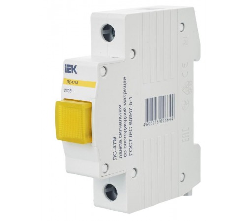 Лампа сигнальная ЛС-47М (желтая) (матрица)  MLS20-230-K05  IEK