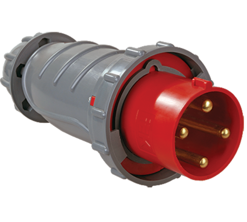 Вилка переносная ССИ-034 63А-6ч/380-415В 3Р+РЕ IP67 MAGNUM  PSN02-063-4  IEK