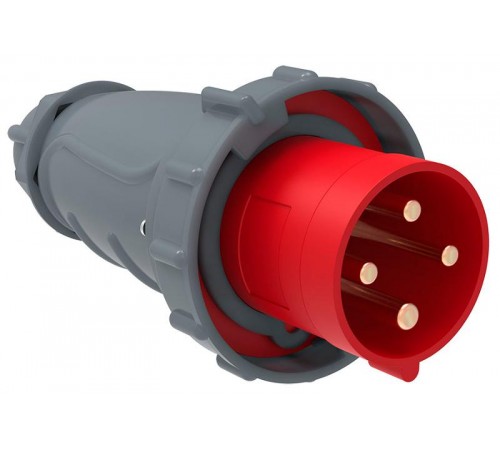 Вилка переносная ССИ-034 63А-6ч/380-415В 3Р+РЕ IP67 MAGNUM  PSN02-063-4  IEK