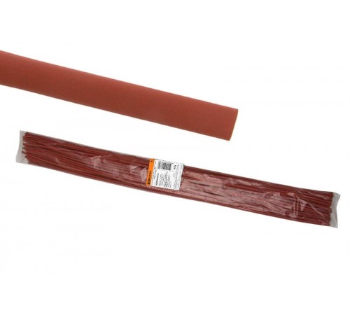 Термоусаживаемая трубка ТУТнг 8/4 красная по 1м (50 м/упак)  SQ0518-0212  TDM