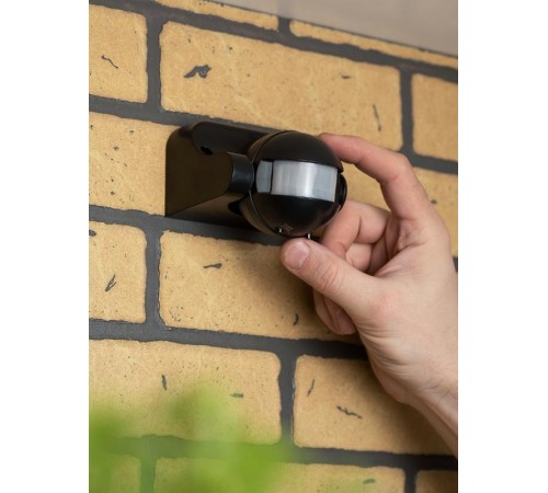 Датчик движения ИК настенный 1200Вт 180гр. до 12м IP44 MS-39b черный EKF PROxima   dd-ms-39b   EKF