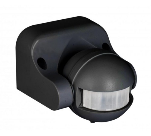 Датчик движения ИК настенный 1200Вт 180гр. до 12м IP44 MS-39b черный EKF PROxima   dd-ms-39b   EKF