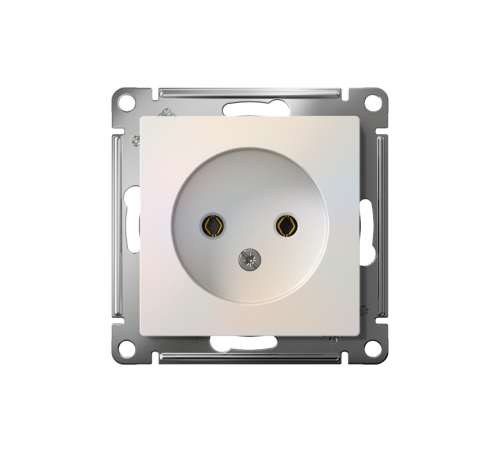AtlasDesign Жемчуг Розетка без заземления, 16А, механизм  ATN000441  SE