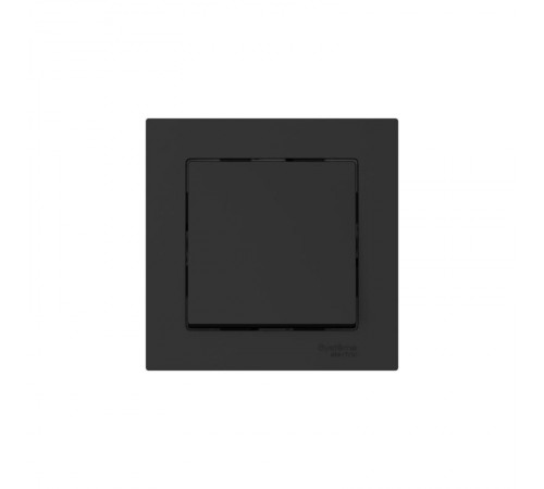 AtlasDesign Карбон Выключатель 1-клавишный, сх.1, 10АХ, (в сборе с рамкой), быстрозажимные клеммы  ATN001012S  SE