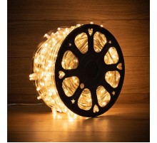 Гирлянда "LED Клип-лайт" 12 V, прозрачный ПВХ, 150 мм, цвет диодов теплый белый  325-156  NEON-NIGHT