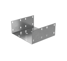Соединительная пластина усиленная П-образная для лотка 80х200 мм "ПЛЮС" INOX304  SPUplus80-200 INOX304  КМ - профиль