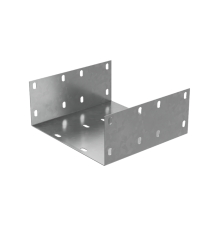 Соединительная пластина усиленная П-образная для лотка 100х100 мм "ПЛЮС" INOX304  SPUplus100-100 INOX304  КМ - профиль