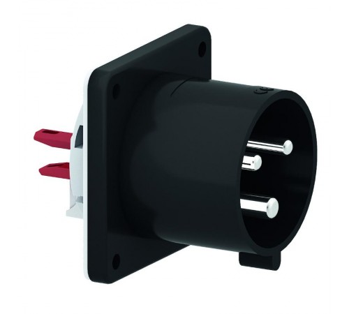 Вилка панельная 3п(2p + PE) 32А 230 QC черная IP44 I 28315-Bals I Bals