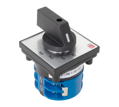 Переключатель кулачковый ПК-1-101 32А 1P "0-1-2-3" IP65  pk-1-101-32-65  EKF