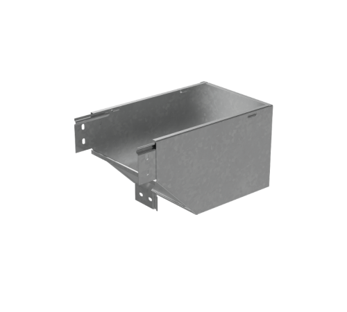 Угол вертикальный внешний L 80х200 мм с разворотом трассы на 90 град "ПЛЮС"  VLPDplus90-80-200-L  КМ-профиль