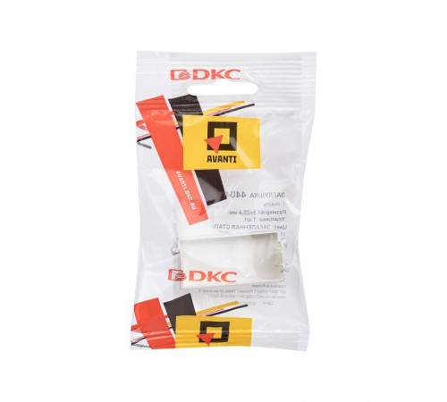 Заглушка модульная, "Avanti", "Закаленная сталь", 1 модуль  4404991  DKC