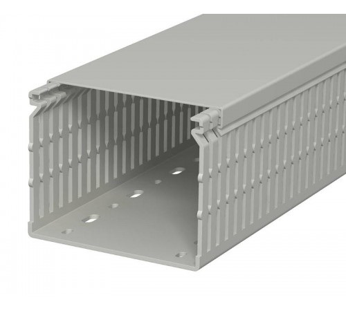 Распределительный кабельный канал LK4 N 80x100x2000 мм (ПВХ,серый) (LK4 N 80100)  6178233  OBO Bettermann