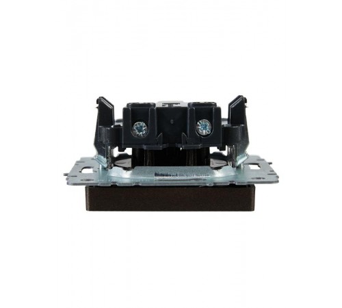 BRITE Розетка без заземления без шторок10А РС10-1-0-БрТБ темная бронза  BR-R10-10-K45  IEK