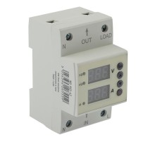 Реле контроля напряжения и тока PRO NO-903-42 РКНТ-1 63А эл. дисплей  Б0050658  ЭРА