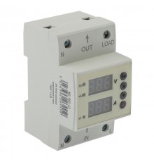 Реле контроля напряжения и тока PRO NO-903-42 РКНТ-1 63А эл. дисплей  Б0050658  ЭРА