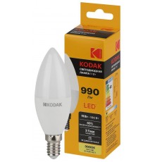 Лампа светодиодная B35-11W-830-E14 11Вт свеча теплый белый свет  Б0057629  Kodak