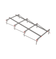 Опорная конструкция для установки оборудования TECHNORAPTOR 1500х3500  KM-TR-SSEI-1500-3500  КМ - профиль