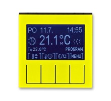 ABB Levit Жёлтый / дымчатый чёрный Терморегулятор универсальный программируемый  3292H-A10301 64  2CHH911031A4064  ABB
