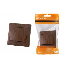 Выключатель 1 кл. 10А "ЭКО" (бук) "Таймыр"  SQ1814-0301  TDM