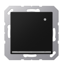 Светодиодная ориентационная подсветка со встроенным датчиком освещённости; термопласт; черный матовый; A500  A1539-OSWMLNW  Jung