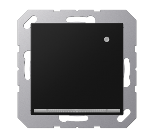 Светодиодная ориентационная подсветка со встроенным датчиком освещённости; термопласт; черный матовый; A500  A1539-OSWMLNW  Jung