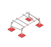 Опорная конструкция для установки оборудования TECHNORAPTOR FOOT 1500х1000 тип 2 HD  KM-TR-F-SSEI-1500-1000-2 HD  КМ - профиль