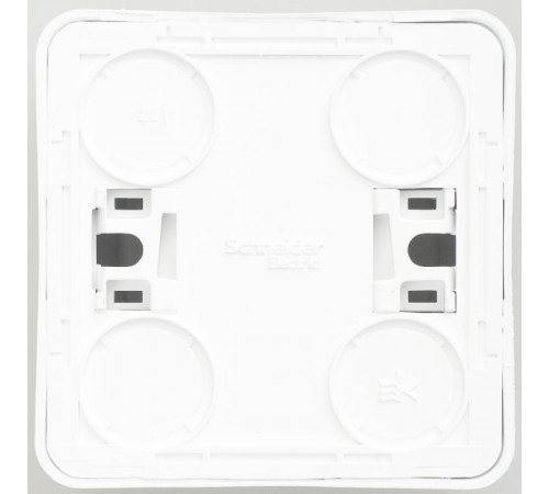 Этюд Белый О/У Розетка без заземления без шторок  PA16-001B  SE