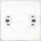 Этюд Белый О/У Розетка без заземления без шторок  PA16-001B  SE