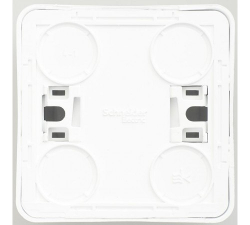 Этюд Белый О/У Розетка без заземления без шторок  PA16-001B  SE