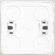 Этюд Белый О/У Розетка без заземления без шторок  PA16-001B  SE